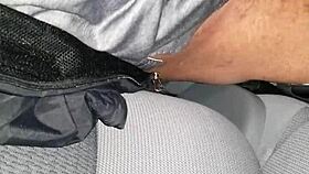 The amateur performer practices her oral skills in a homemade video