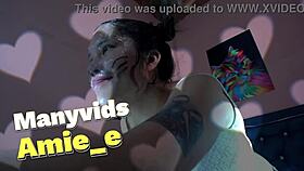 Sloppy dildo deepthroat with extreme gagging and toys