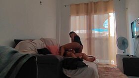 Surprise Entry Turned Into Wild Bathroom Action