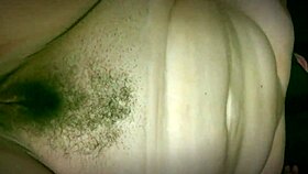 she's fucking her fat wet pussy with a big dildo