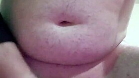 Solo Guy Strokes His Hard Cock Alone