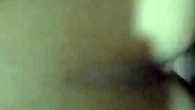 naughty girlfriend gets anal fucked and squirts hard