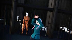 Sagiri Izumi dances in MMD animation with raspberry monster toon