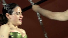 Slave Feels Intense Pain From Mistress's Spanking And Caning