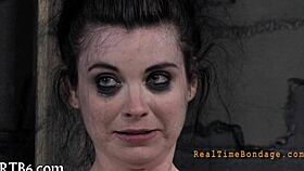 Harsh Whipping Torments Enchanting Girl in Brutal Session