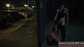 A model in glasses faces bdsm domination from guys.