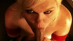 Jenna Jaymes surprises with rainbow deepthroat skills in intense session