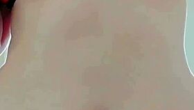 Naughty Student Masturbates and Sucks Dildo in Bathroom