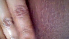 Ebony Beauty Intensely Fingers Her Wet Pussy Until Explosive Squirt