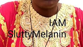 A solo ebony milf explores her desires