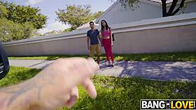 latina teen gets blowjob and cumshot she deserves