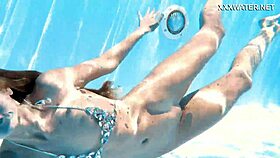 russian baddy ivi rein feels horny underwater