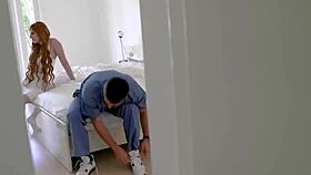 pale skinned cougar stepmom, why are you fucking your secret lover like that?