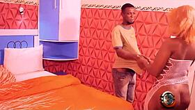 Tight pussy have fun with monster cock in mom’s fat ass