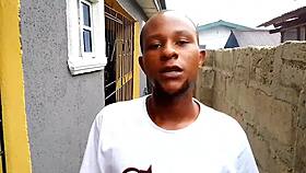 Long Fuck from Back with Ebony's Big Ass Moan