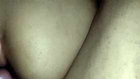 What’s that sexy lace lingerie doing bent over?