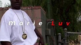 Wow, that slim black milf takes a huge cock!