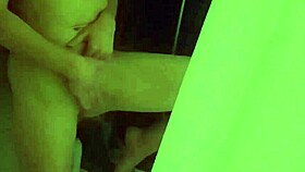 stepsister caught masturbating in the bathroom, leading to intense fucking and blowjob