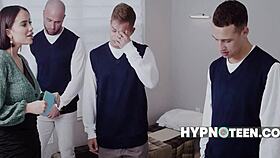 i feel so emotional during this christmas group foursome, believing in free use sex