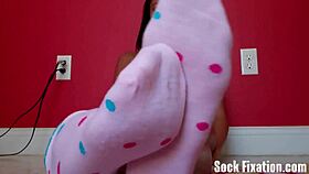 smell my perfect white socks 😍