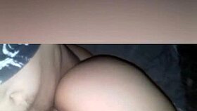 ebony beauty with big natural tits and ass enjoys pov sex at home