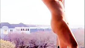 Summer removes her dress and performs a masked erotic dance