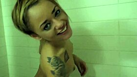 I caught Holly Hendrix masturbatin' and fucked her doggystyle with my monster cock