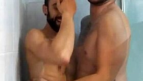 Ever Shower with a Straight Buddy and His Huge Cock?