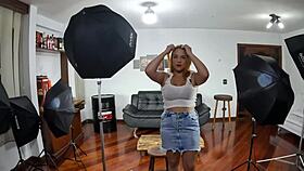 Nicole Romanoff, Fresh Latina Teen, Joins Ted's Mansion for Raw Anal