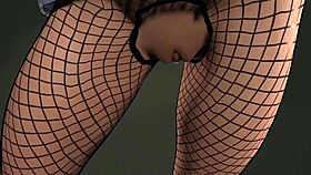 The Girl Shows Everything As A Voyeur Bitch