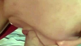 She gives an amazing blowjob to a big cock