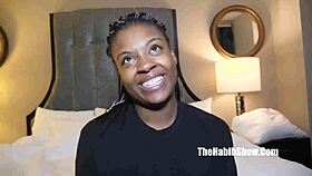 Fresh Newbie Ebony Lashay Shorty Shows Phat Booty Pussy in Series