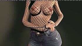 The Girl Shows Everything As A Voyeur Bitch