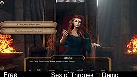 Detailed Demo Of Sex Of Thrones Featuring Mature Nude Scenes And Game Elements