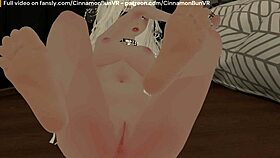 my wet pussy exploration in vrchat with toys and orgasms