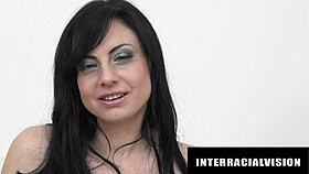 InterracialVision - Hot Latina Damaris takes BBC deep in anal pounding