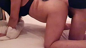 my neighbor loves sitting on a big dick, the slut!