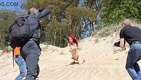i was doin a nude shoot in the dunes