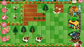 blonde hentai trio creampies in booty farm game