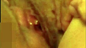 spreading my lips wide for a wet lick down there