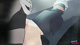 Kakashi vs Zabuza in Naruto Bara Yaoi Battle