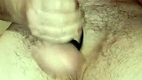 Detailed handjob session with massive cock and foreskin retraction