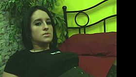 Bold Brunette Hottie Fingers Her Wet Pussy