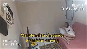 Why does the young girl alone at home invite the horny maintenance man?