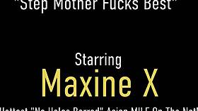 maxine x deepthroats big cock in lingerie