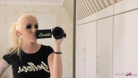 Watch This Tight Tiny German Amateur Give Dirty Foot Fetish Jerk Off Instructions!