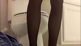 my sexy legs in black pantyhose look so hot, dont they?