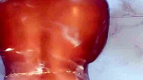 katy katie stepmother takes a hot long shower, her booty so soft it jiggles.