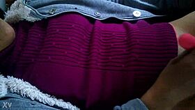 this lesbian babe masturbating while watching porn, so hot!