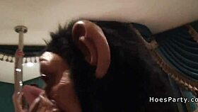 hot amateurs fuck at halloween party with big tits and blowjobs